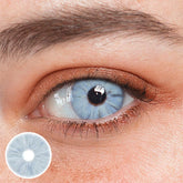 Lentilles de contact colorées sur ordonnance Clover Blue